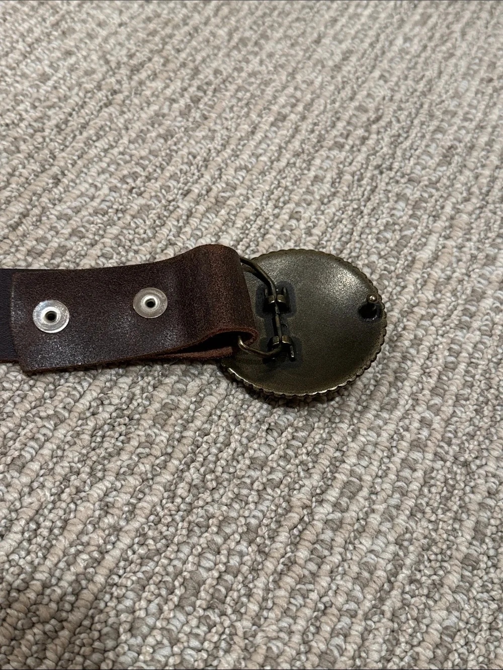 Sundance Catalog Dark Brown Leather Belt